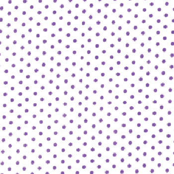 Girl Talk by Benartex - Pin Dots Lilac on White